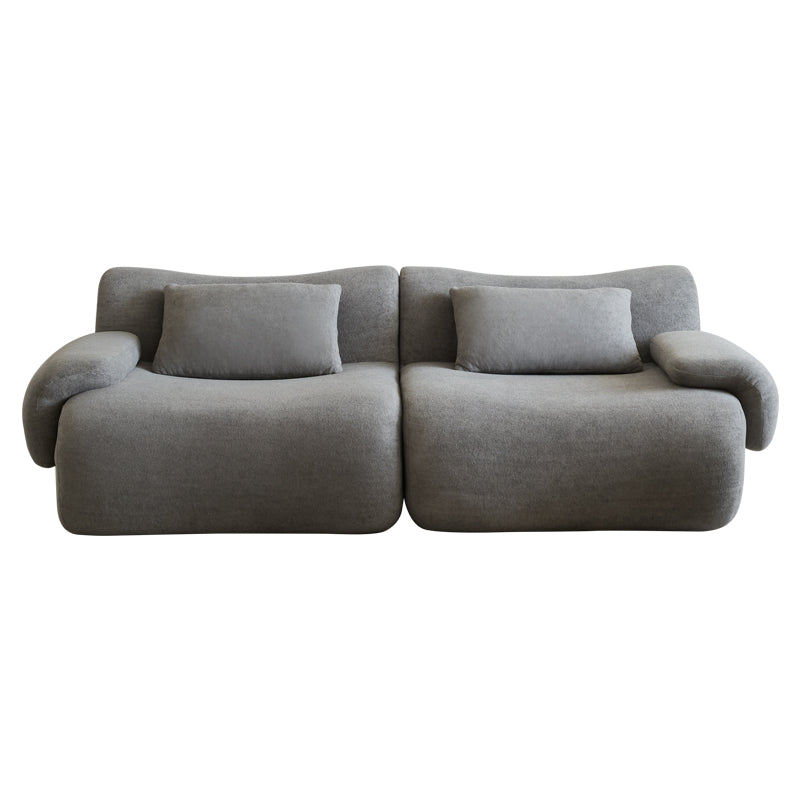 Boucle-Pure-Grey-Loveseat
