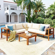 Cyrus Patio Sectional Sofa Set (4-Piece)