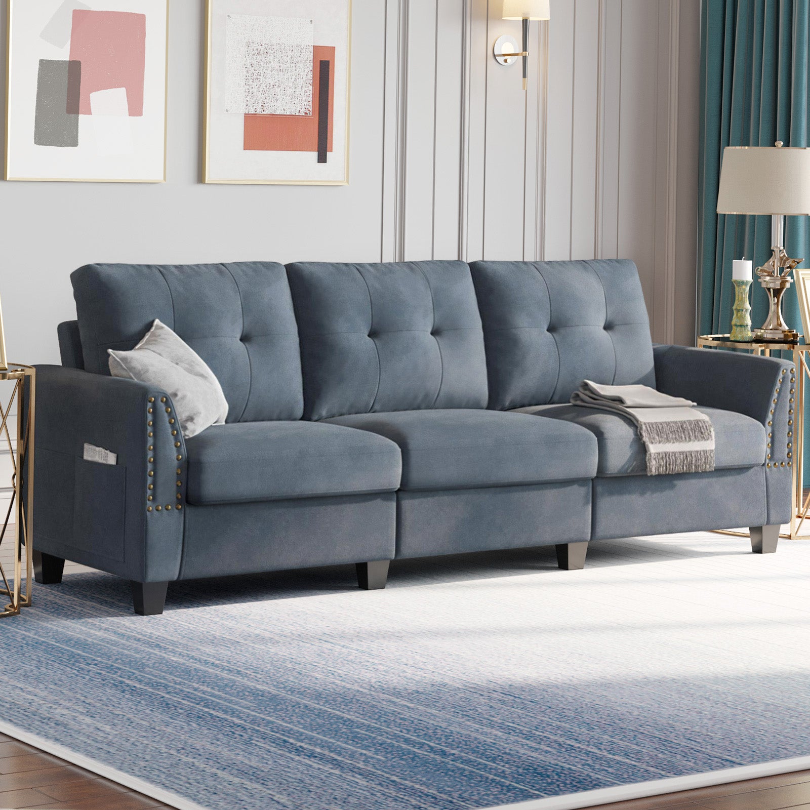 Belffin Sectional Weave Sofa