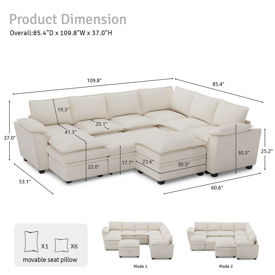 7-Seat-U-Shaped-Pullout-Sectional-with-Reversible-Chaise-dimension