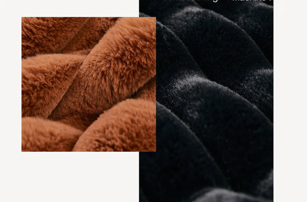 Faux Rabbit Fur Corduroy