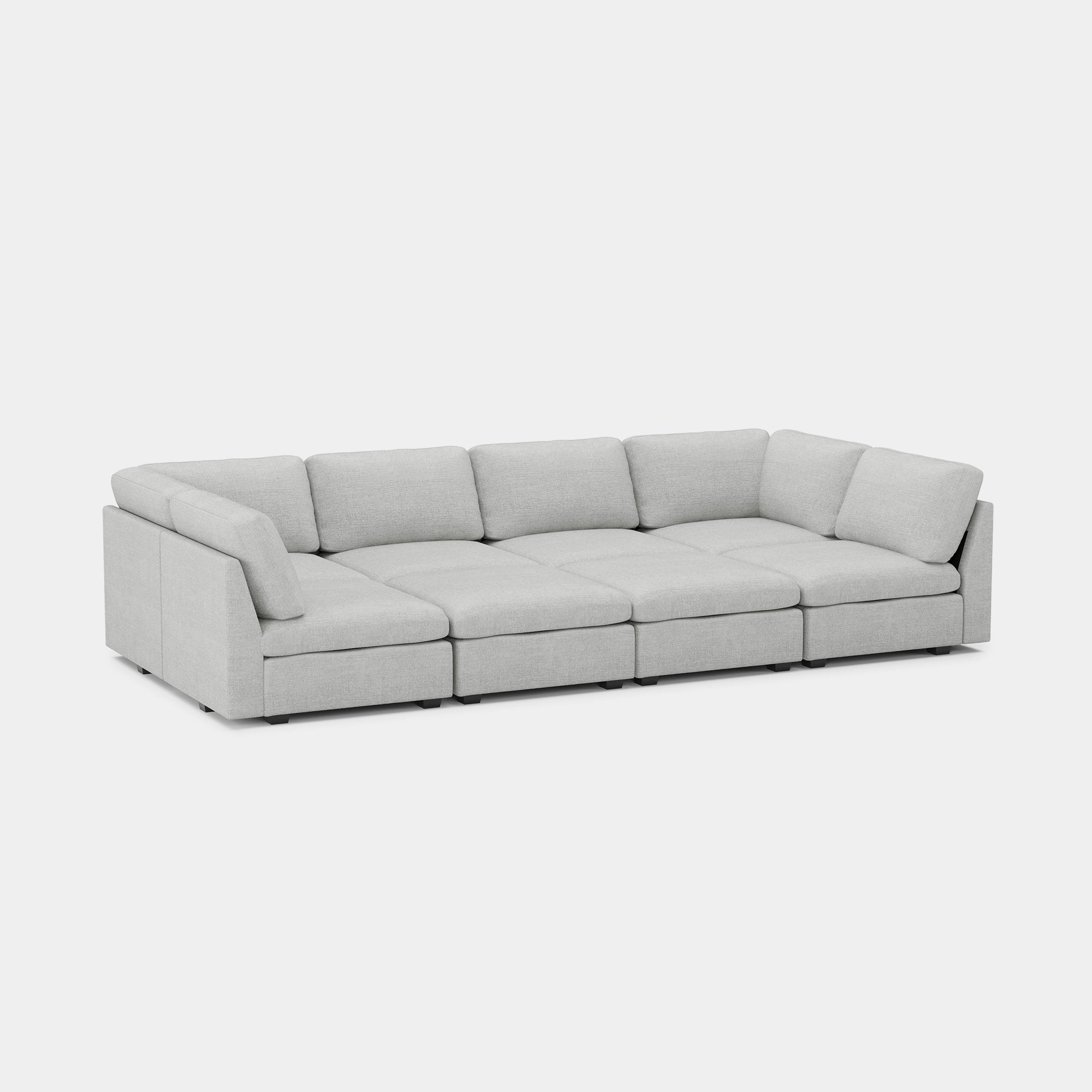 Cloud-Grey-/-Chenille-8-Seat-Pit-Sectional