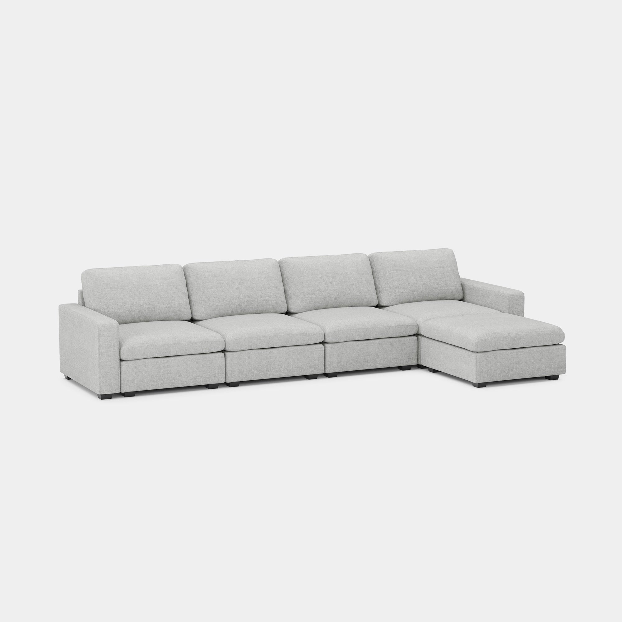 Cloud-Grey-/-Chenille-5-Seat-L-Shaped-Sectional