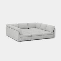 Cloud-Grey-/-Chenille-9-Seat-Pit-Sectional