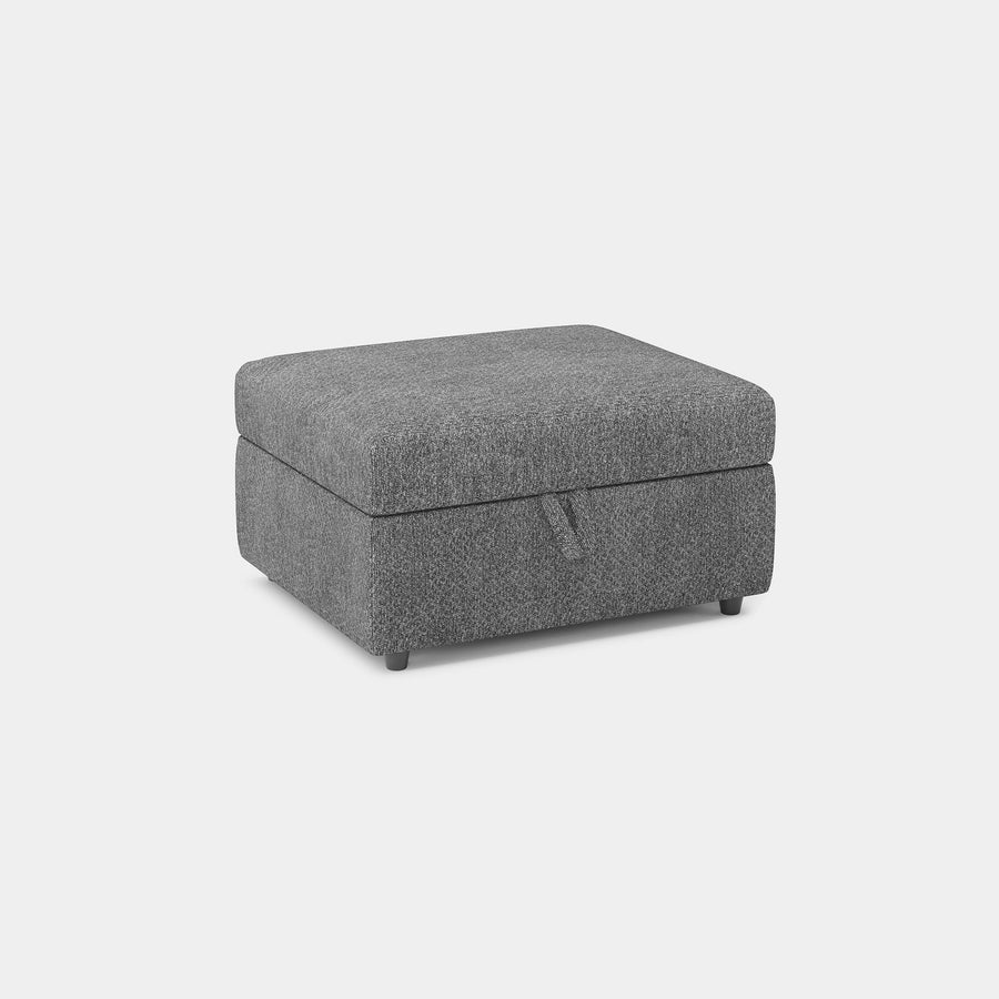 Silver-Grey-/-Chenille-Module-Ottoman