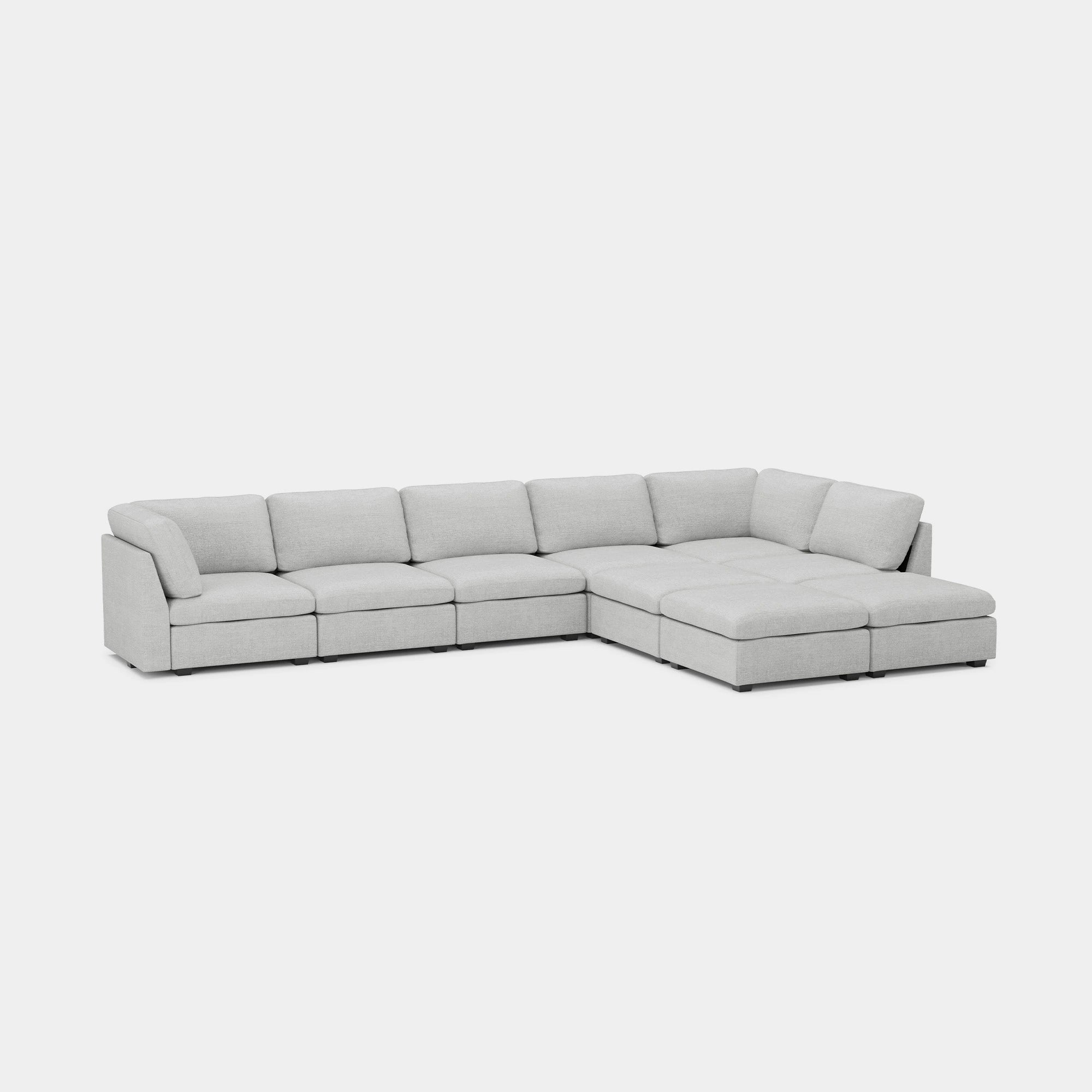 Cloud-Grey-/-Chenille-9-Seat-L-Shaped-Sectional