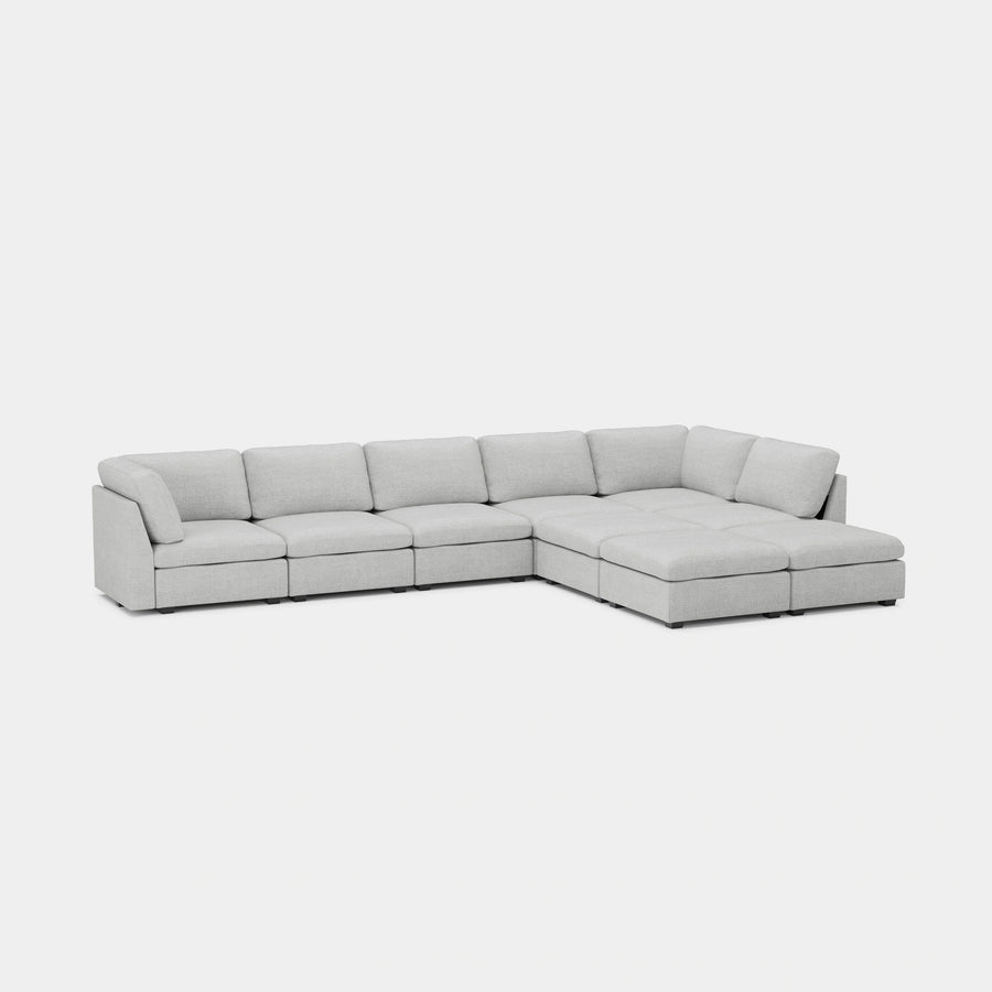 Cloud-Grey-/-Chenille-9-Seat-L-Shaped-Sectional