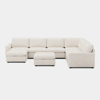 Misty-White-/-Chenille-8-Seat-U-Shaped-Sectional