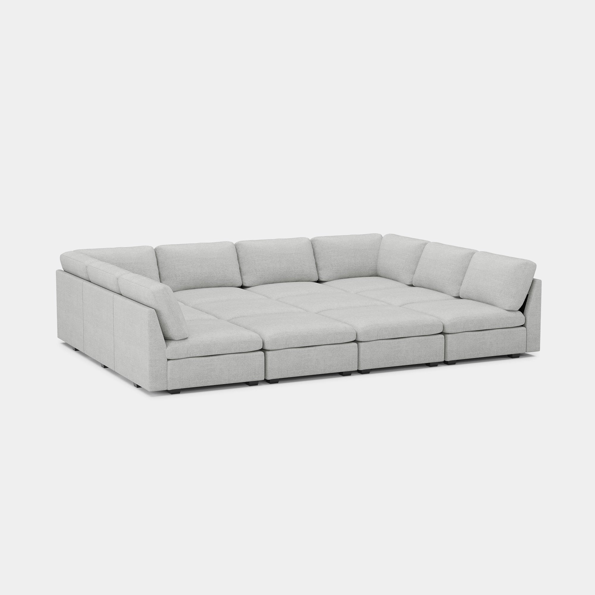 Cloud-Grey-/-Chenille-12-Seat-Pit-Sectional