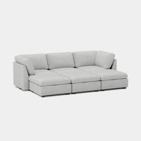 Cloud-Grey-/-Chenille-6-Seat-Open-Pit-Sectional