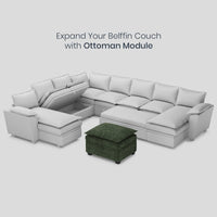 Moss-Green-/-Chenille-Module-Ottoman