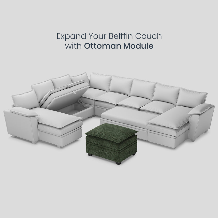 Moss-Green-/-Chenille-Module-Ottoman