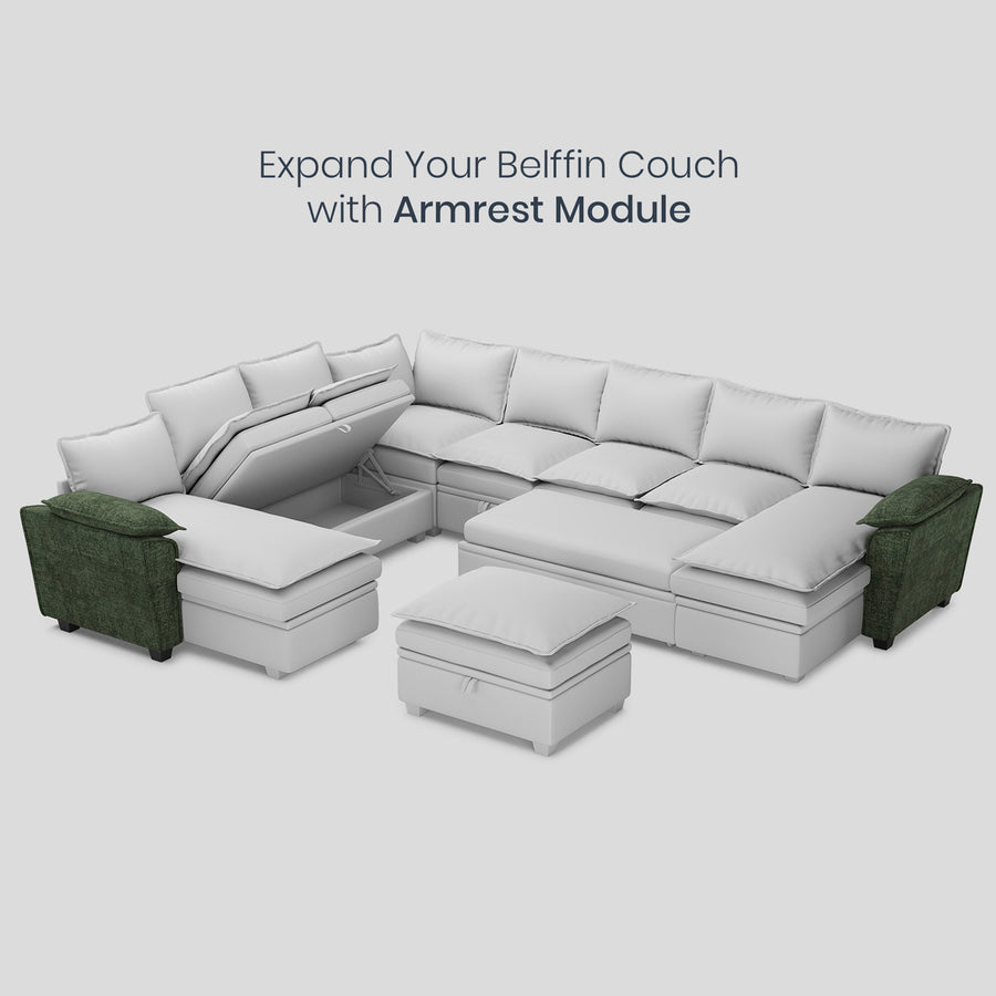Moss-Green-/-Chenille-Module-Pair-of-Arms