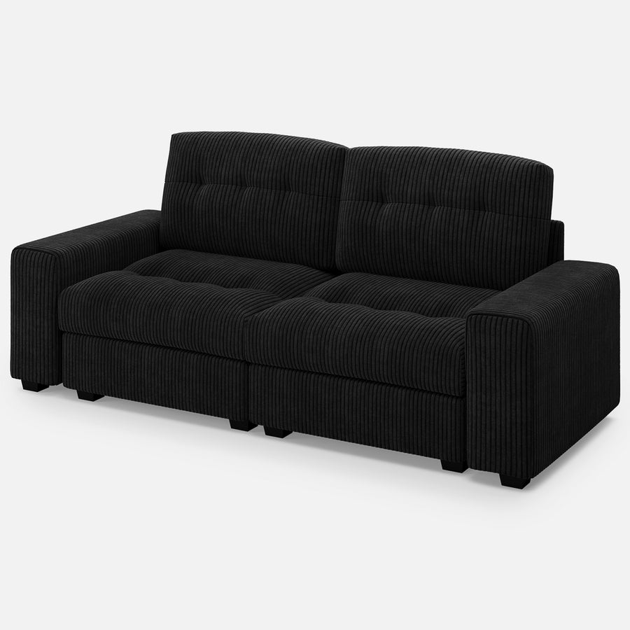 Obsidian-Black-/-Corduroy-Loveseat