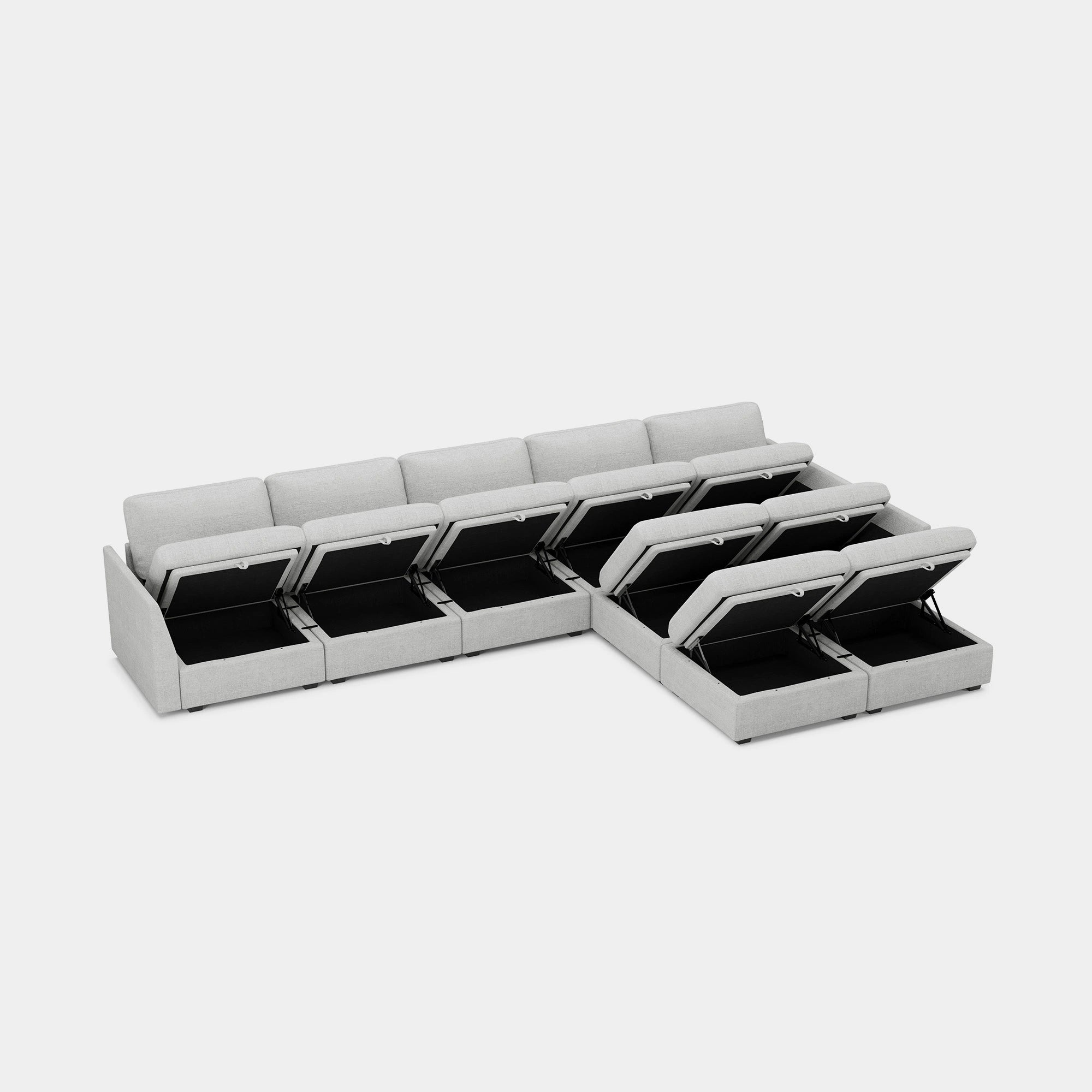 Cloud-Grey-/-Chenille-9-Seat-L-Shaped-Sectional