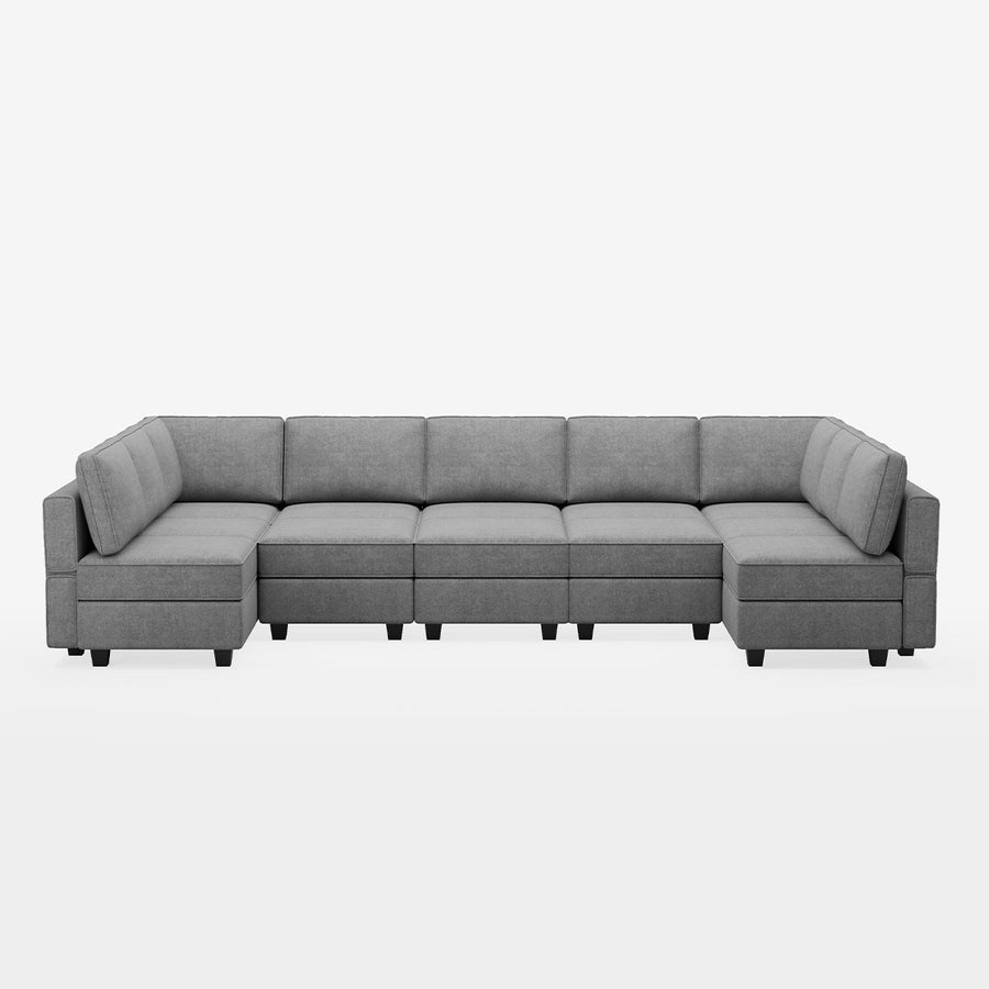 Flagstone-Grey-/-Terry-12-Seat-U-Shaped-Pit-Sectional