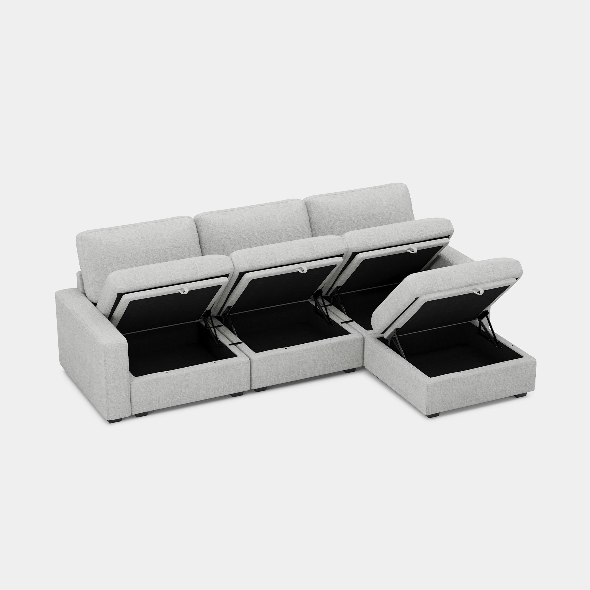 Cloud-Grey-/-Chenille-4-Seat-L-Shaped-Sectional
