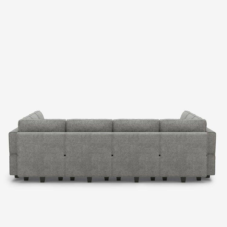 Belffin 10 Seats + 10 Sides  Modular Terry Sofa with Storage Seat