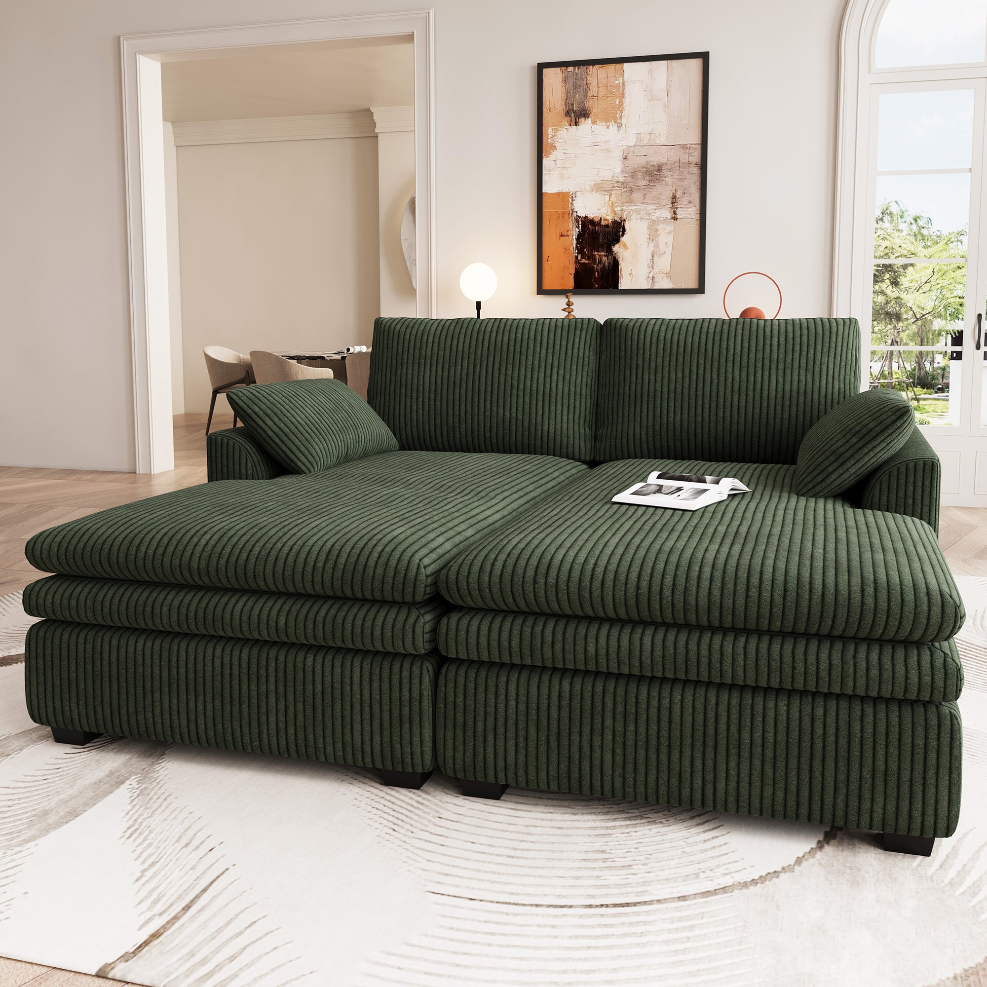 Vayla Dual-Layer Cushion sofa