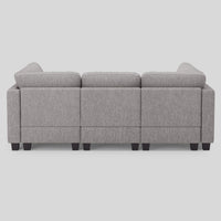 Flagstone-Grey-/-Terry-3-Seat-Sleeper-Sofa