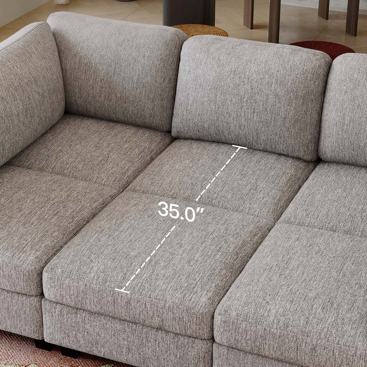 Ambio 35 Inches Oversized Deep Seat