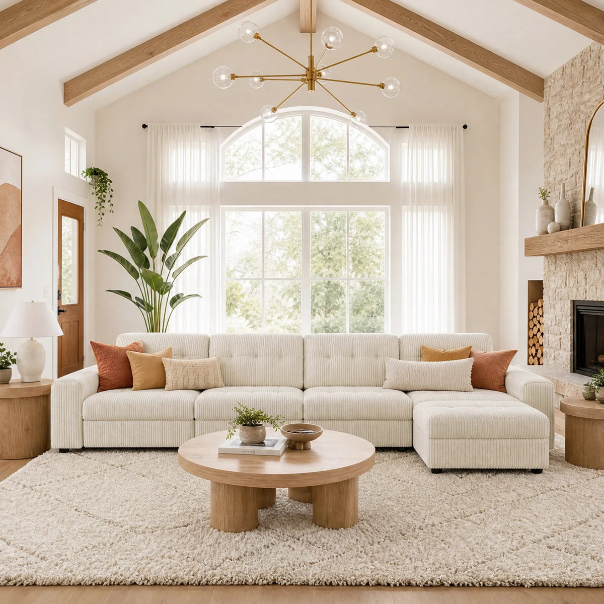 Belffin Aluvia Oversized Cloud Modular Sofa with Plush Cushions