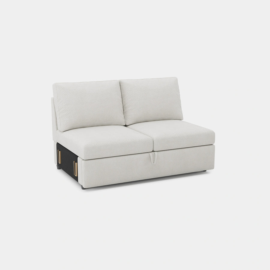 Misty-White-/-Chenille-Module-Loveseat