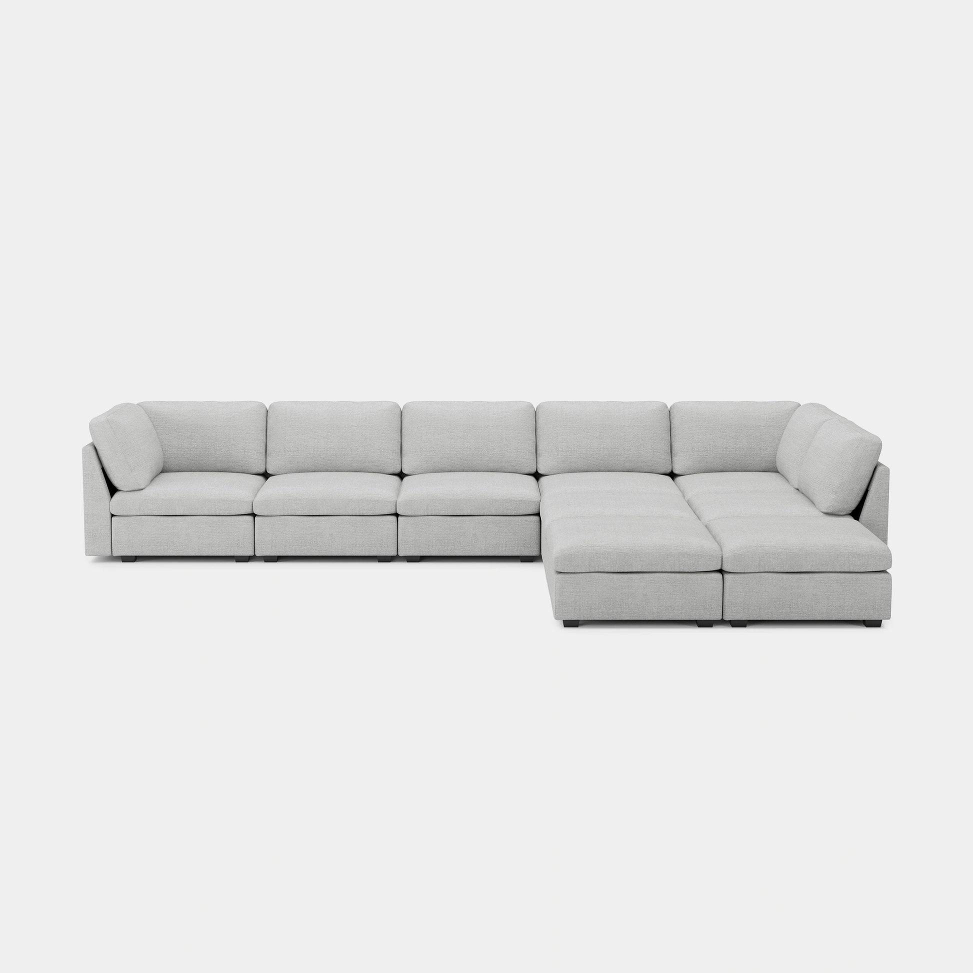 Cloud-Grey-/-Chenille-9-Seat-L-Shaped-Sectional