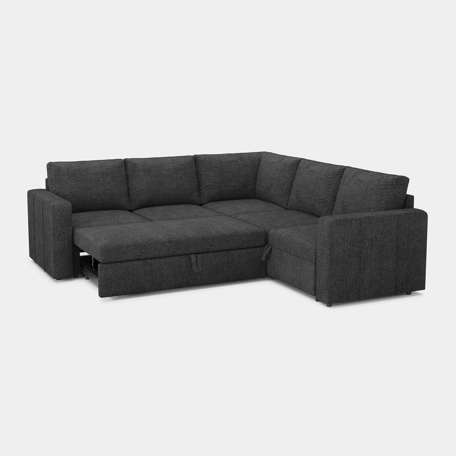 Graphite-Grey-/-Chenille-5-Seat-L-Shaped-Pullout-Sectional
