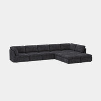 Graphite-Grey-/-Chenille-9-Seat-L-Shaped-Sectional