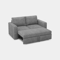 Silver-Grey-/-Chenille-Module-Pullout-Loveseat