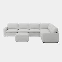 Cloud-Grey-/-Chenille-7-Seat-U-Shaped-Sectional