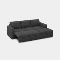Graphite-Grey-/-Chenille-4-Seat-L-Shaped-Pullout-Sectional
