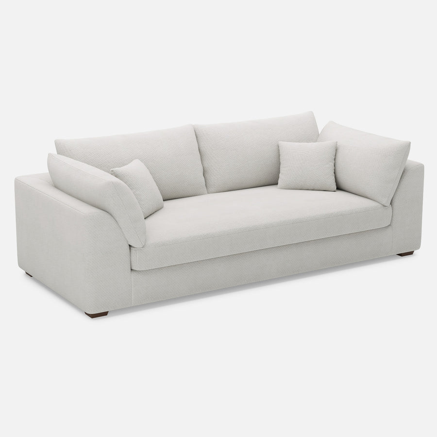 Misty-White-/-Chenille-Loveseat