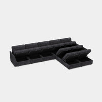 Graphite-Grey-/-Chenille-9-Seat-L-Shaped-Sectional