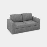 Silver-Grey-/-Chenille-Module-Pullout-Loveseat