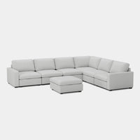 Cloud-Grey-/-Chenille-7-Seat-U-Shaped-Sectional