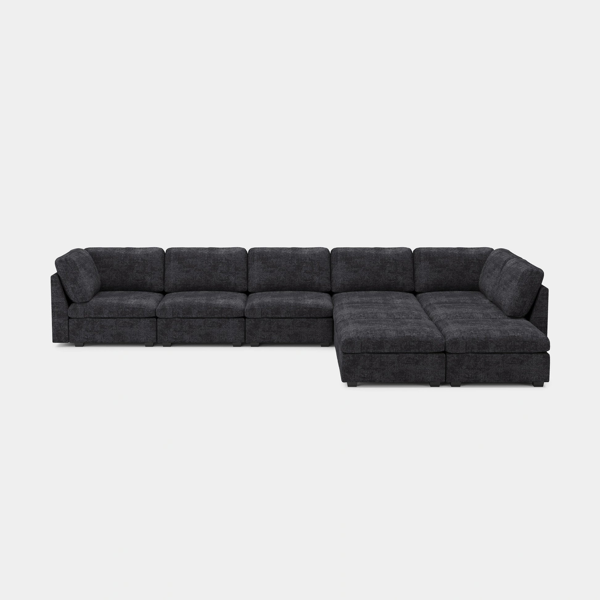 Graphite-Grey-/-Chenille-9-Seat-L-Shaped-Sectional
