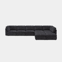 Graphite-Grey-/-Chenille-9-Seat-L-Shaped-Sectional