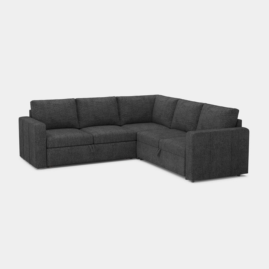 Graphite-Grey-/-Chenille-5-Seat-L-Shaped-Pullout-Sectional