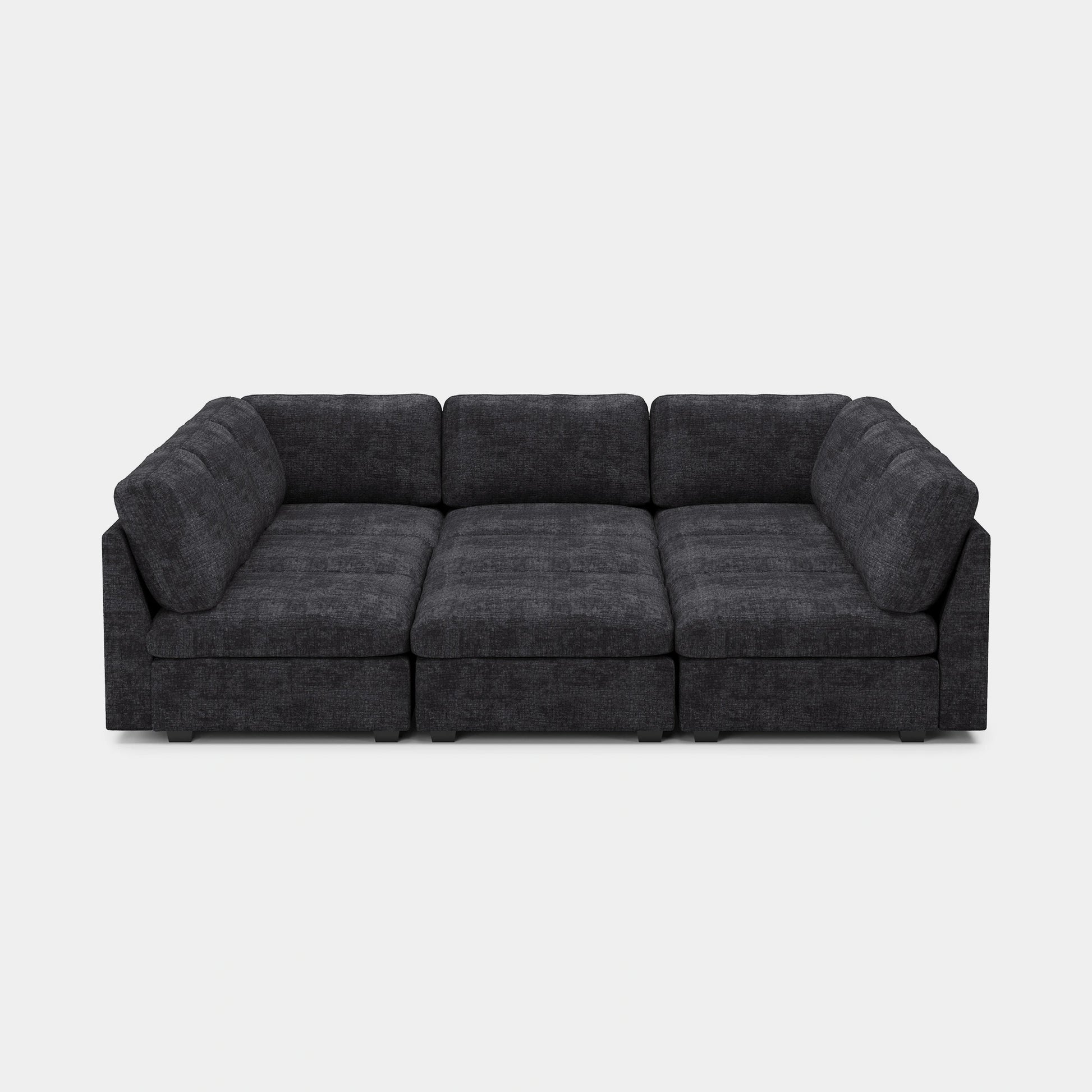 Graphite-Grey-/-Chenille-9-Seat-Pit-Sectional