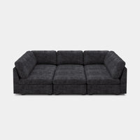Graphite-Grey-/-Chenille-9-Seat-Pit-Sectional