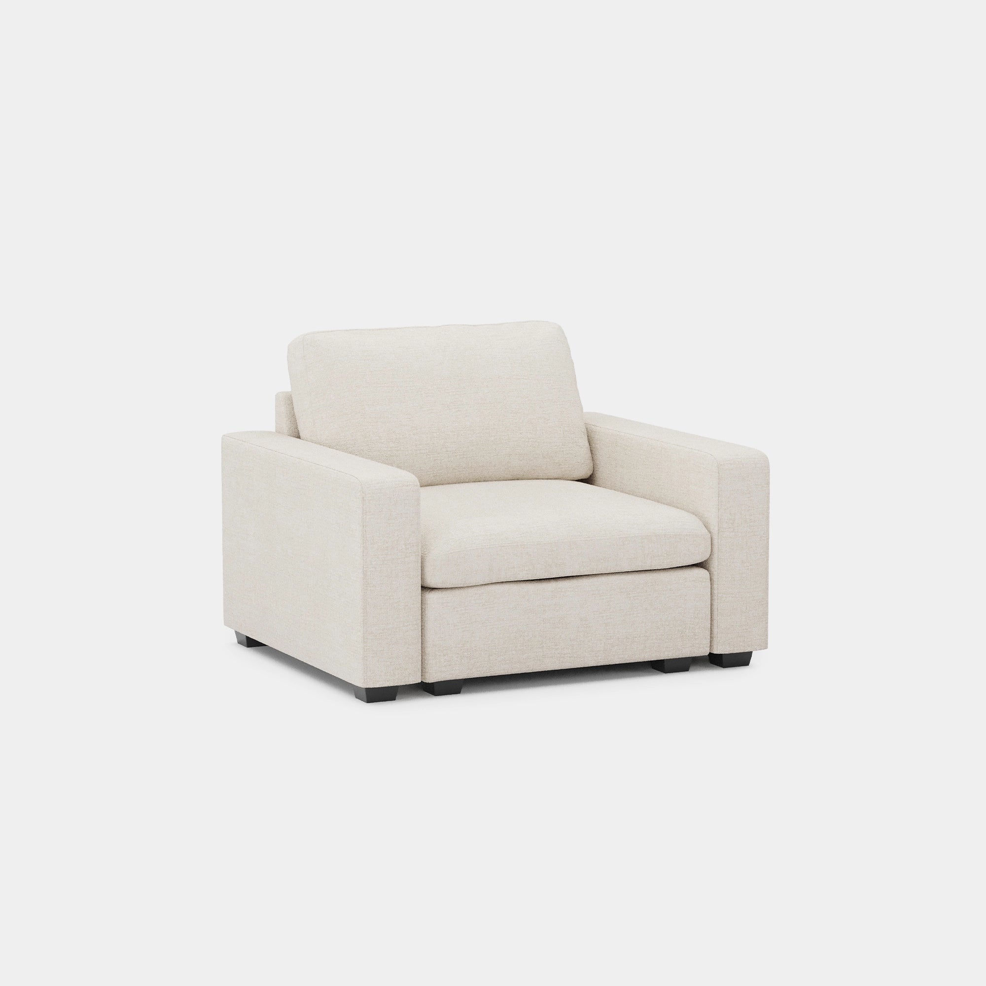 Misty-White-/-Chenille-Armchair