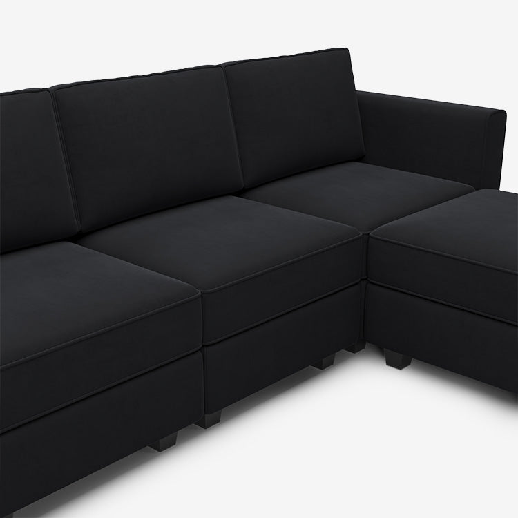 Belffin 12 Seats + 9 Sides Modular Velvet Sofa with Storage Seat