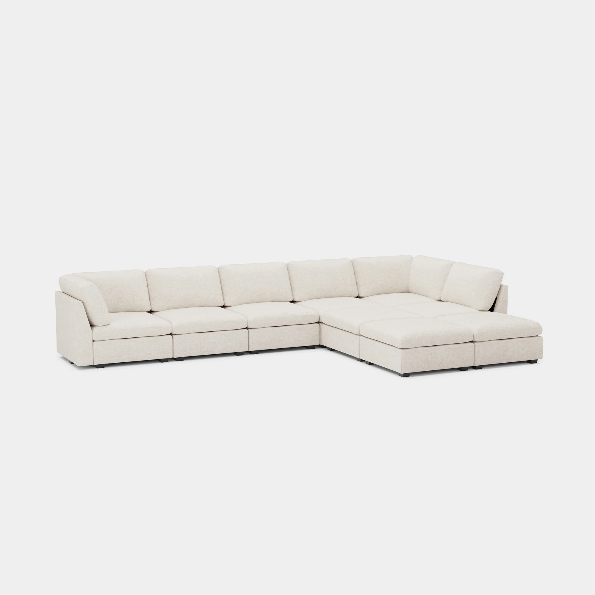 Misty-White-/-Chenille-9-Seat-L-Shaped-Sectional