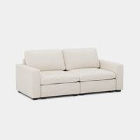 Misty-White-/-Chenille-Loveseat