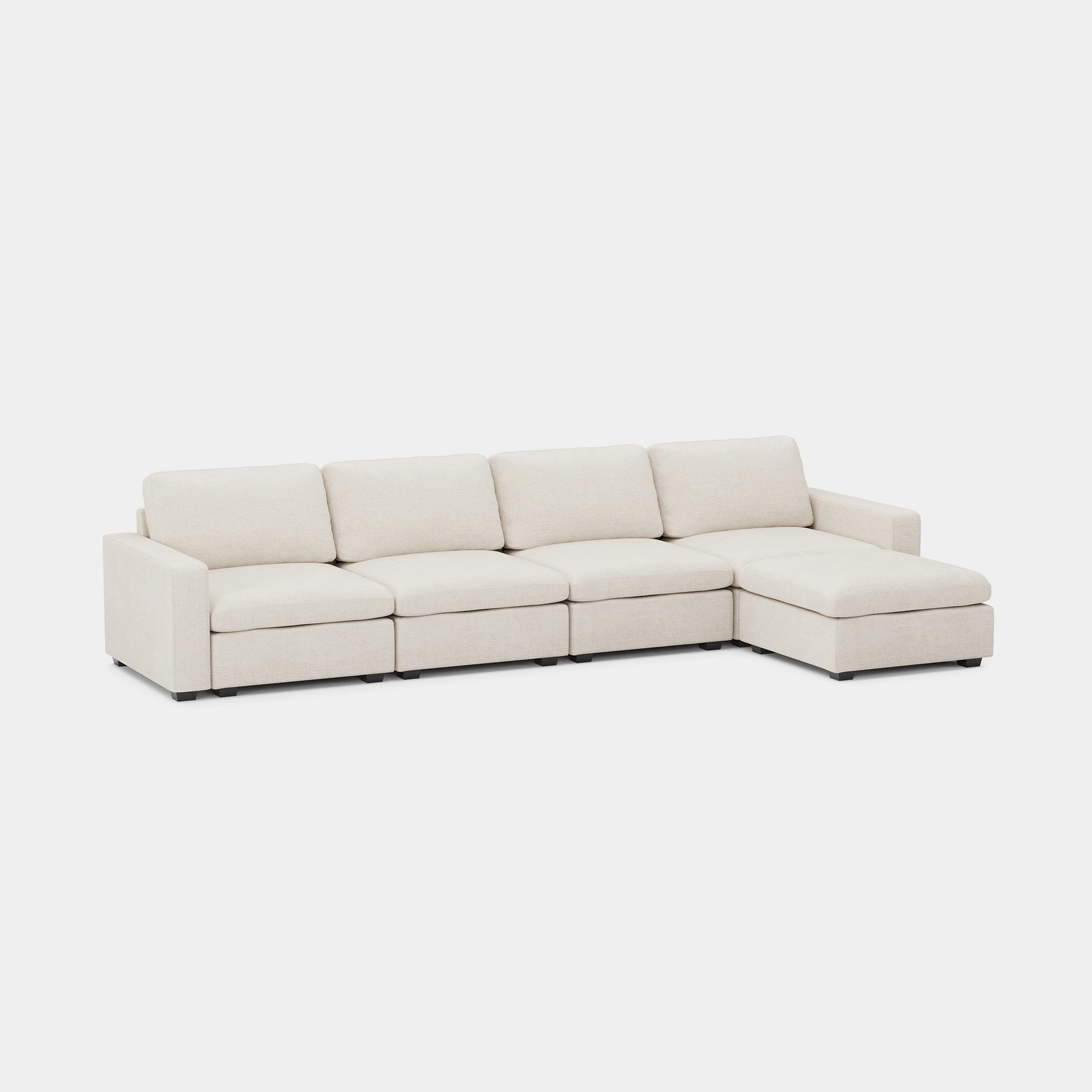 Misty-White-/-Chenille-5-Seat-L-Shaped-Sectional