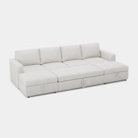 Misty-White-/-Chenille-6-Seat-U-Shaped-Pullout-Sectional