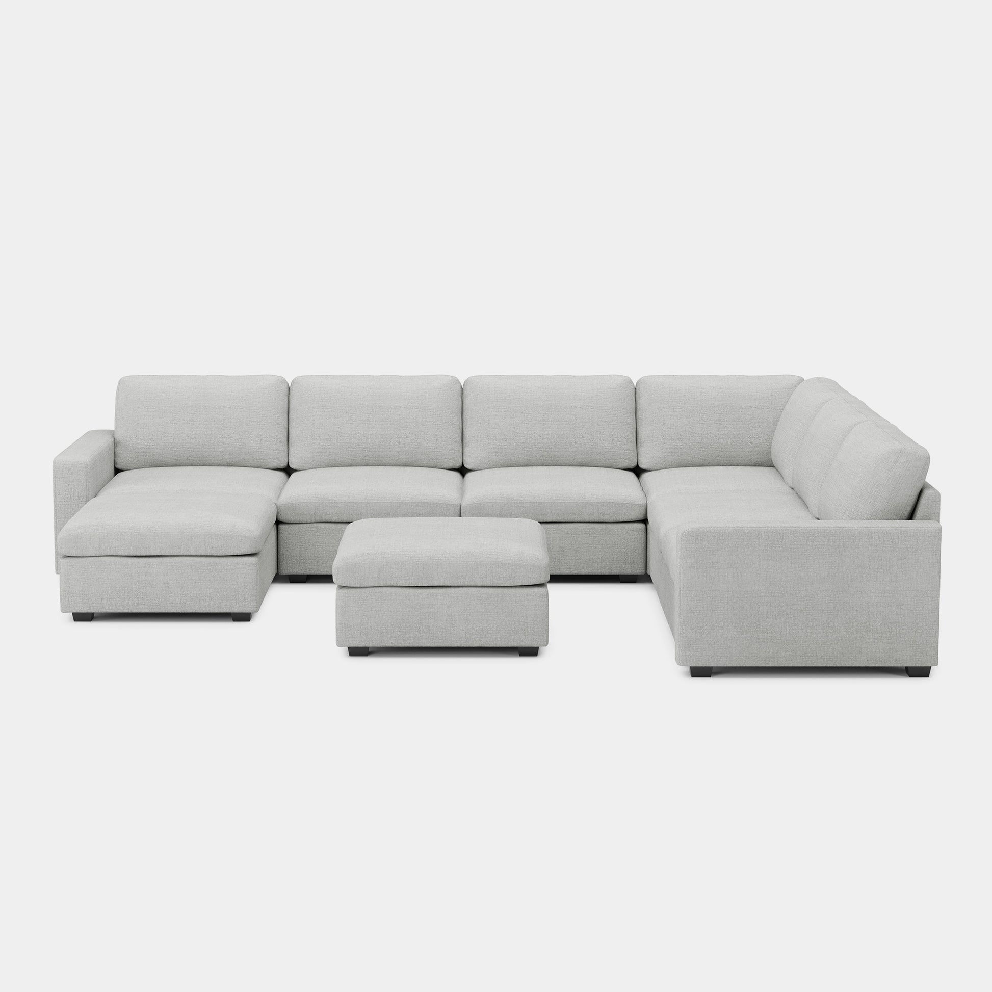 Cloud-Grey-/-Chenille-8-Seat-U-Shaped-Sectional