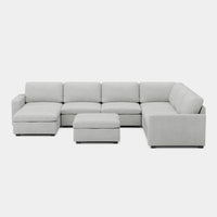 Cloud-Grey-/-Chenille-8-Seat-U-Shaped-Sectional